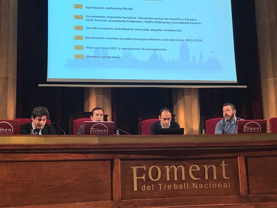 El pasado 1 de febrero, se celebró en Barcelona la Asamblea General de Apartur.